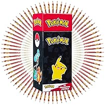 Pokémon Matite Colorate Set di 72 Pikachu Colori a Matita Materiale Scolastico Set Colori per Disegno Schizzi Anime Regalo Bambino