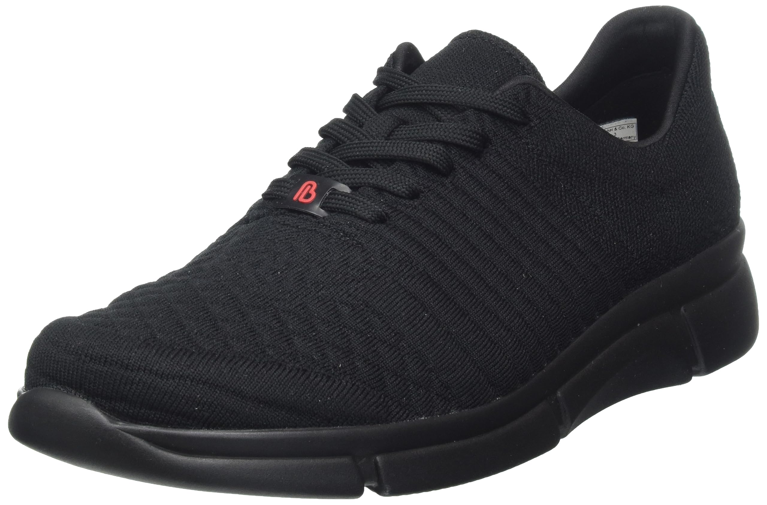 Berkemann Women's Pinar Trainers, Jet Black Structure, 9 UK