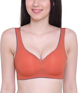 Glamoras Women's Latex Lightly Padded Wire Free Sports Bra Price In India