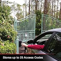 Vista 2 de Gto FM137 teclado digital para portones eléctricos GTO y Mighty Mule, 25 códigos programables, FM137