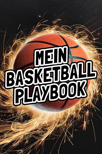 Mein Basketball Playbook - Notizbuch mit Court-Diagrammen für Basketball-Trainer und -Coaches: Trainingstagebuch für Übungen, Spielzüge, Drills und ... und Ganzfeld-Diagramme und Platz für Notizen