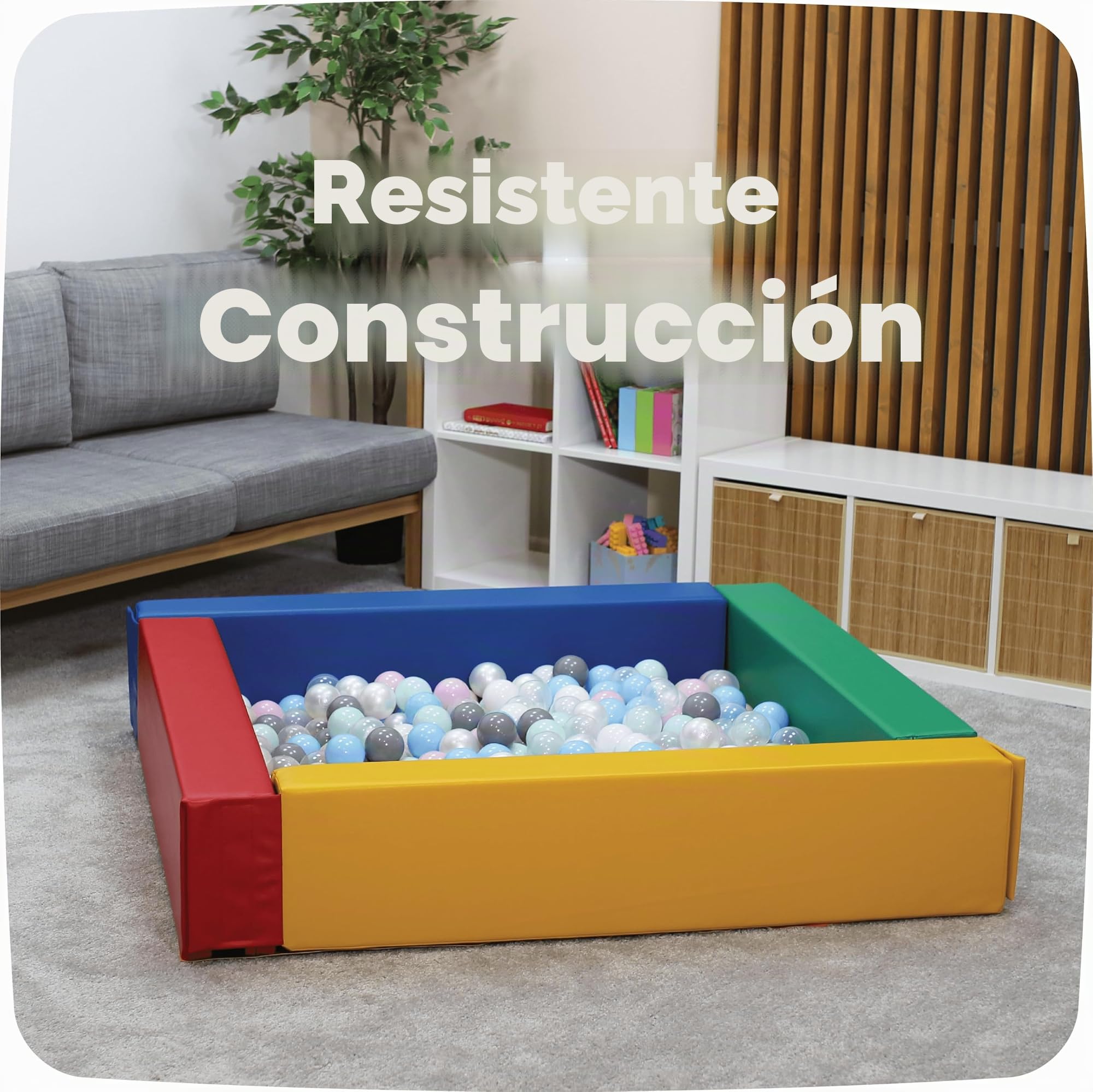 IGLU Soft Play Ball Pit para niños de 1 a 7 años de Edad de baño de Pelota para niños pequeños Parque para bebés en