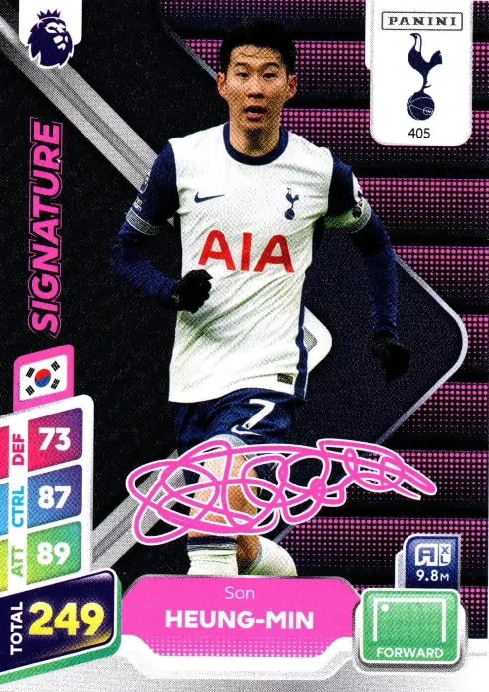 Panini Premier League Plus 2024 2025 Son Heung Min Signature