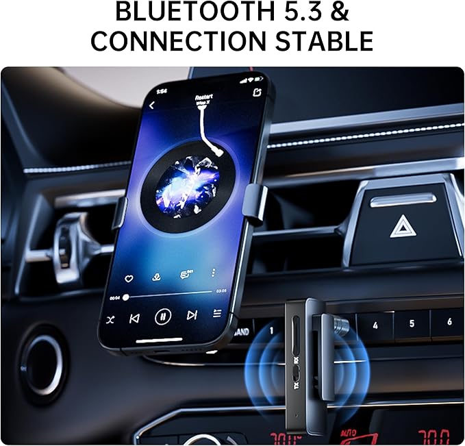 Adaptador Bluetooth 5.3 Transmisor y Receptor para Auto TV PC miniatura 3