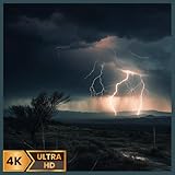 サンダーストームTV（広告なし）：時計と天気予報付きの、心安らぐ休息のための自然動画。