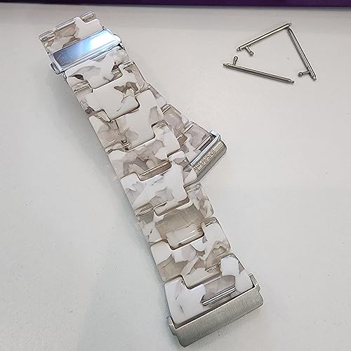 Miniatura 3 de DSAAplus Compatible con Fitbit Versa4Sense2Versa3Sense, VersaVersa 2Versa LiteVersa SE, correas de resina de repuesto para reloj inteligente para