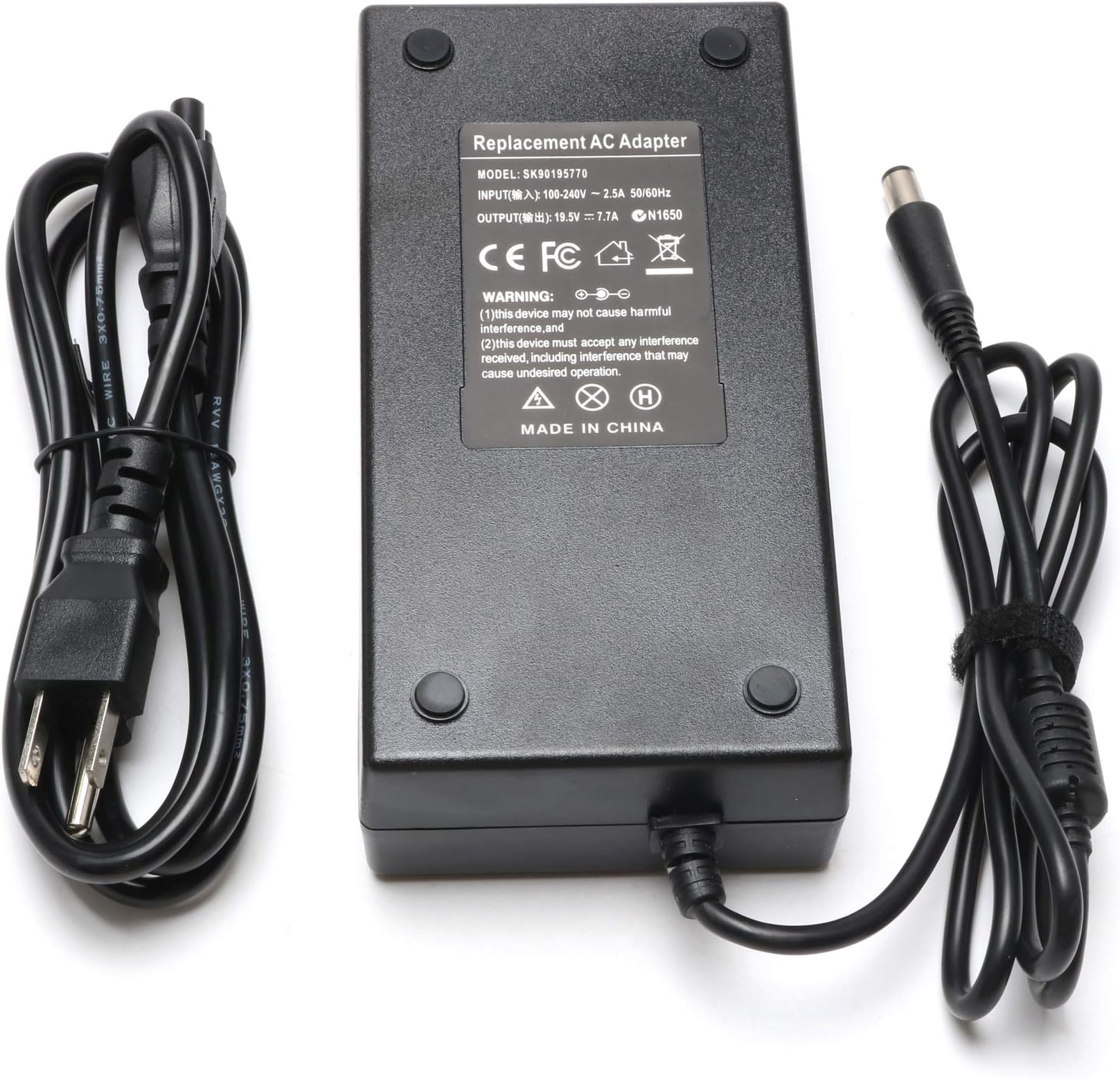 150W 19.5V 7.7A AC Adapter Charger Dell Alienware M14x M15x Dell Inspiron 5150 5160 9100 9200 Dell Precision M4400 M4500 PA-5M10 N426P J408P ADP-150RB