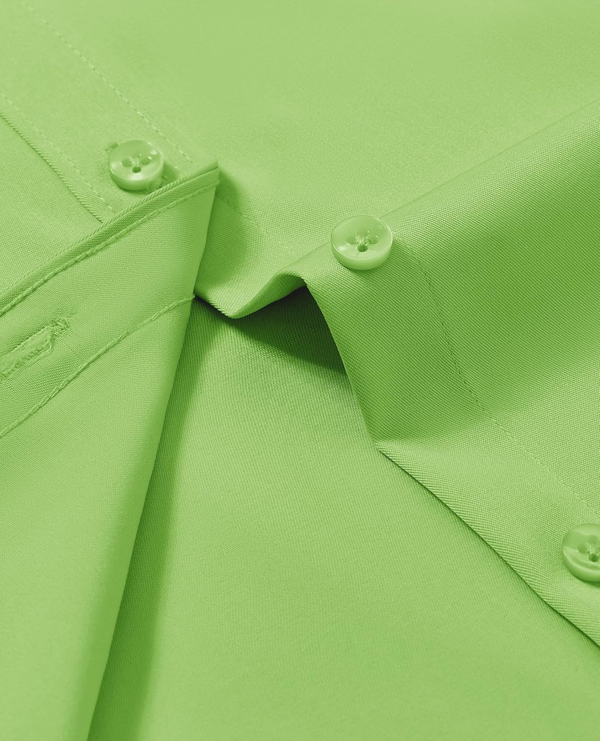 siliteelon Button Down Shirts for Women Long Sleeve Dress Shirts Wrinkle Free Collared Work Office Solid Blouses Tops - Image 4