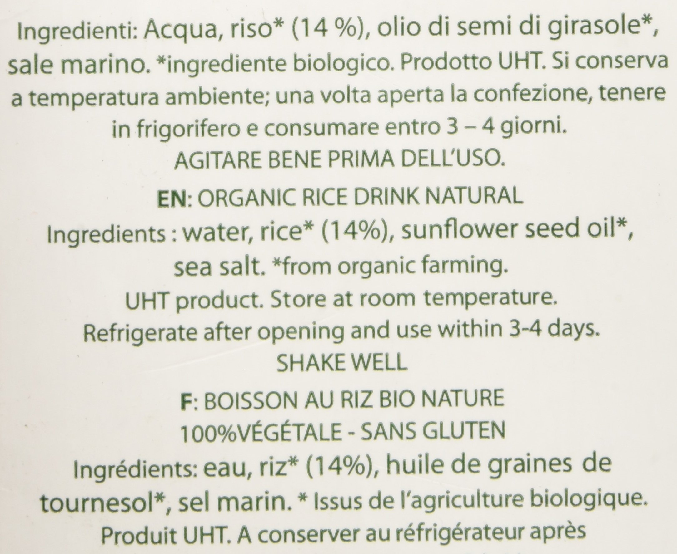 Vitariz Bevanda Di Riso Nature - 1000 gr