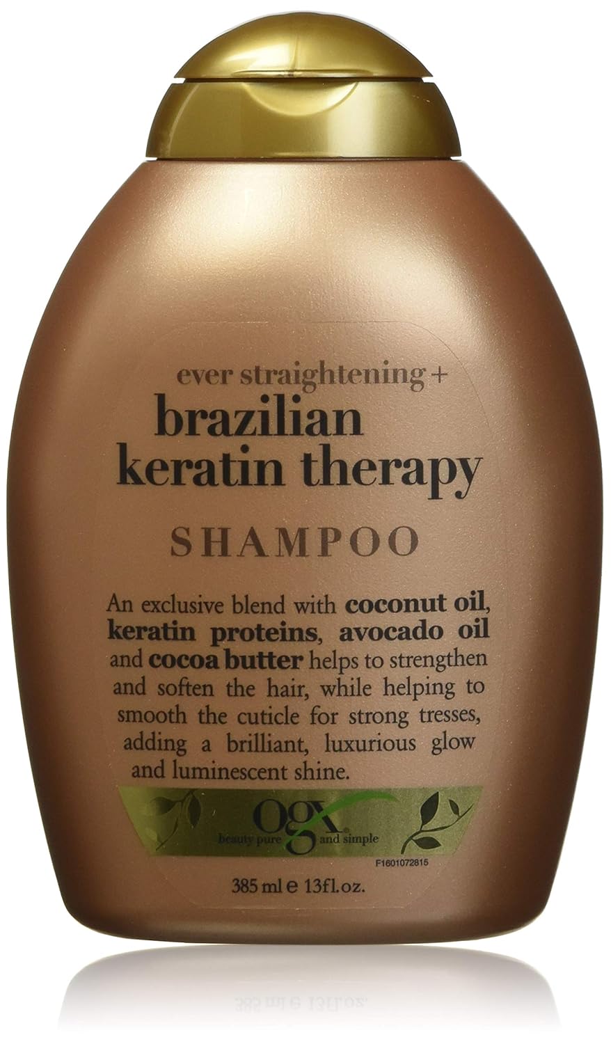 Ogx Shampoo Brazilian Keratin Therapy 13 Ounce (384ml) (3 Pack)