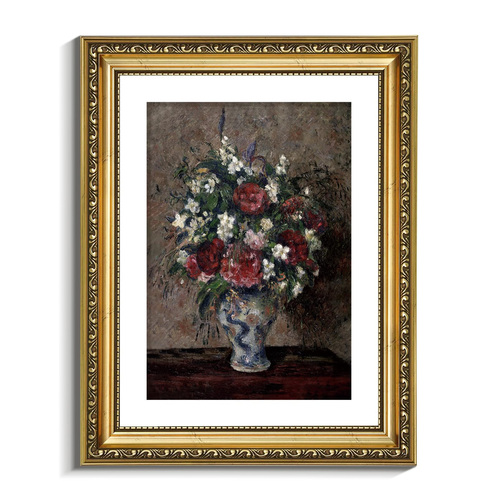 VIYYIEA Gold Framed Wall Art Canvas Print Home Decor Vintage Swan Decoration Grace Swan Art Painting Pictures Rustic Bathroom Wall Decor Animal Farmhouse Artwork for Living Room Bedroom Office 11x14in — view 14