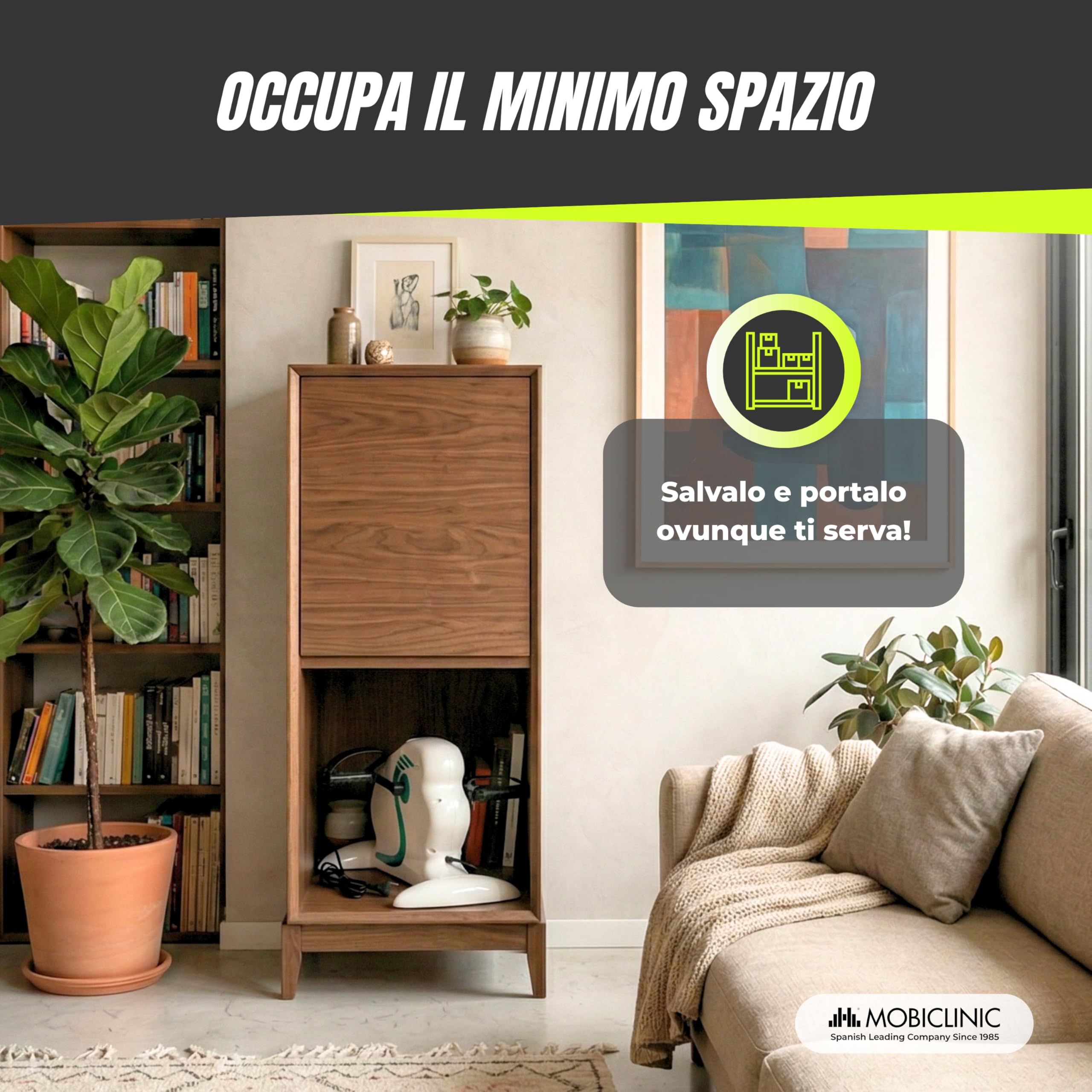 Mobiclinic®, Pedaliera Riabilitazione, 12 Livelli di Velocità, Pedalata Assistita, Bidirezionale, Display Multifunzione, Timer, per Gambe e Braccia, Mini Bike, Pista