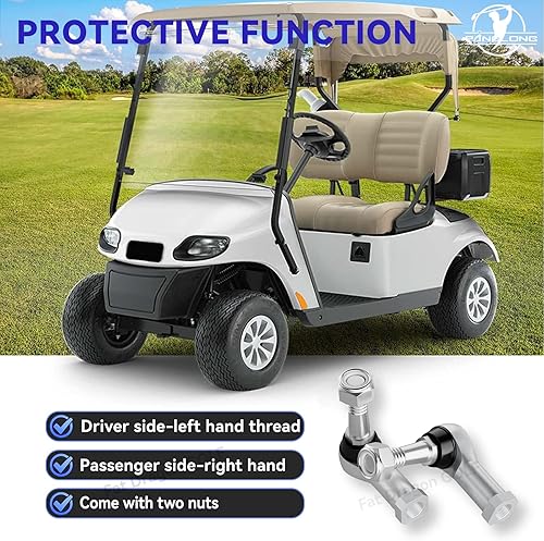 Miniatura 4 de Panglong EZGO - Juego de extremos de barra de acoplamiento EZGO TXT, 2 piezas, para carritos de golf EZGO TXT, 2001-UP 36V EZGO TXT, incluye lado