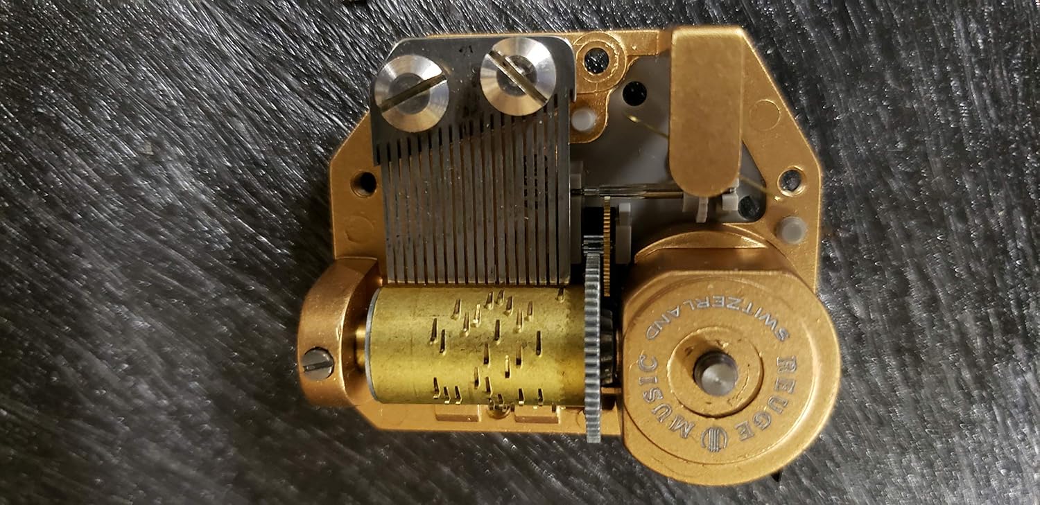 Romance by Reuge Swiss 18 Note Musical Movement Mechanism Playing an Affair to Remember