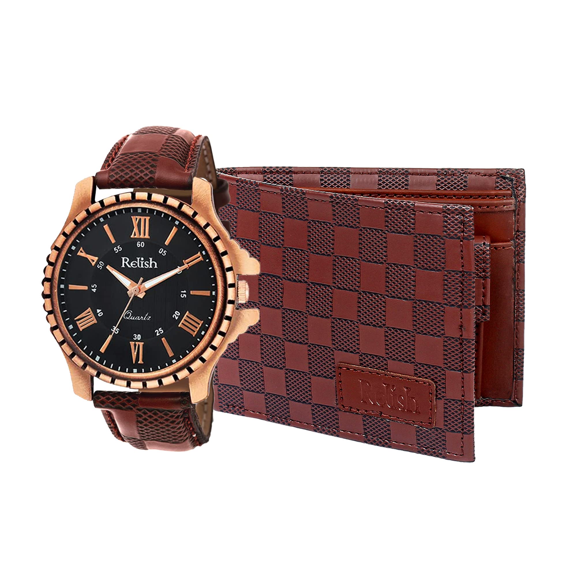 Relish Watch for Men with Wallet, Combo Pack Gift for Brother, Boyfriend and Husband -622WW (B09MHTLVBW) Amazon Price History, Amazon Price Tracker