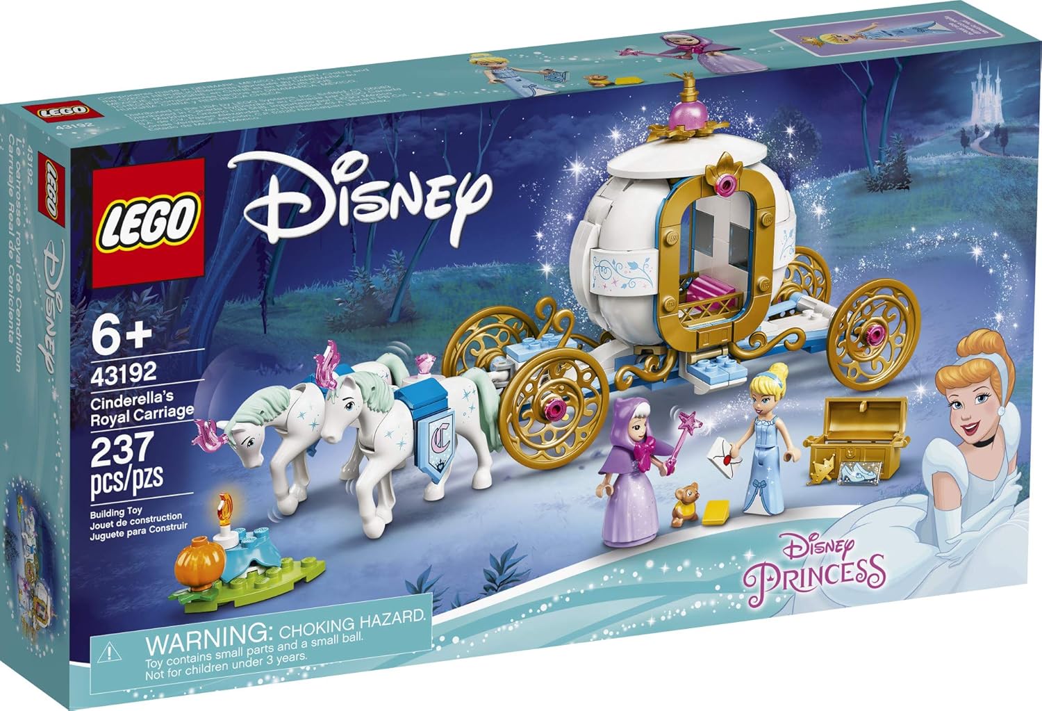Amazon Co Jp Lego Disney Cinderella S Royal Carriage Creative Building Kit That Makes A Great Gift New 21 237 Pieces おもちゃ
