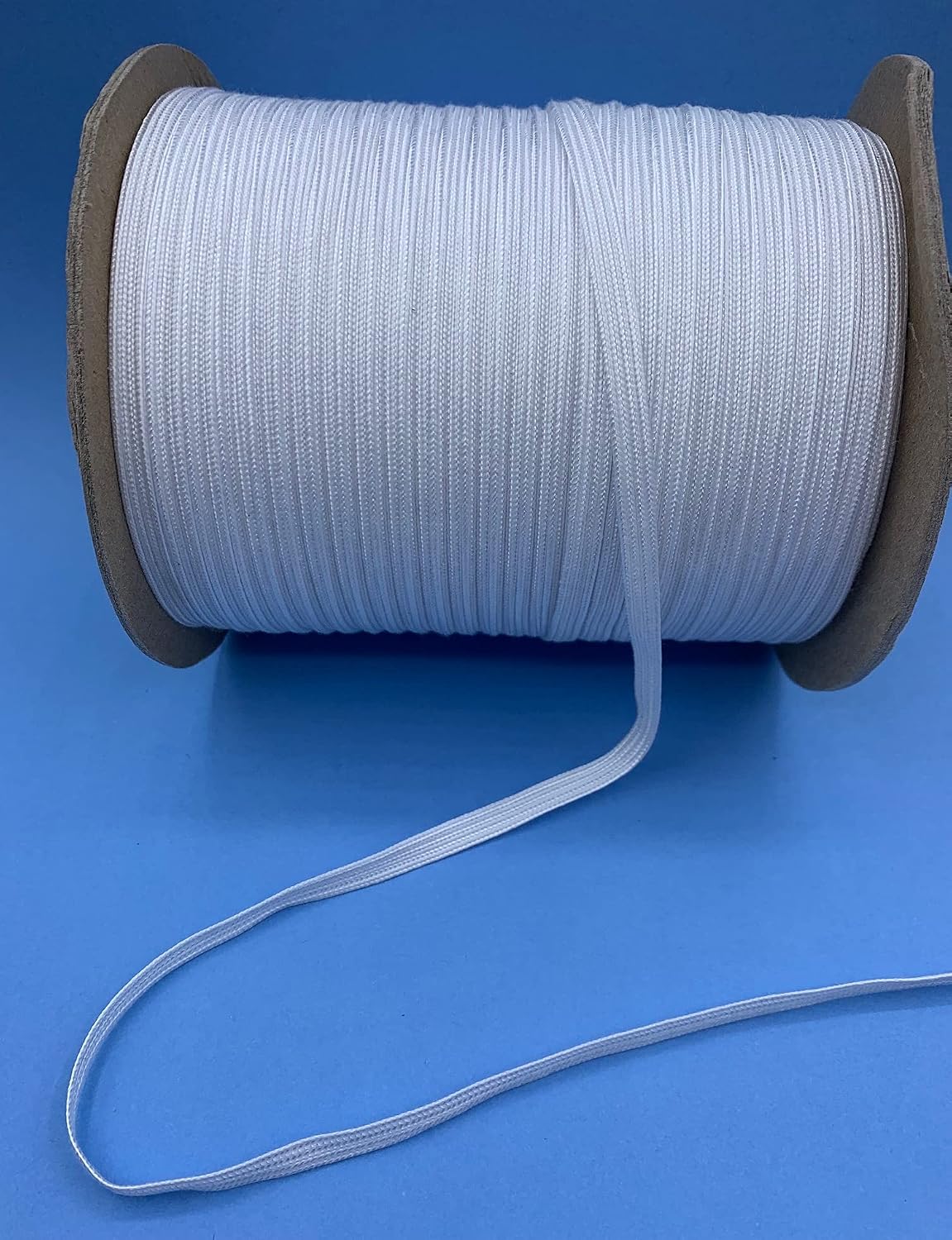 White 1/4" (6 mm) Middy Braid Trim – 24 Yards – Decorative Sewing Braid for Costumes, Uniforms, Home Décor & DIY Crafts | Durable & Versatile Fabric Trim (White)