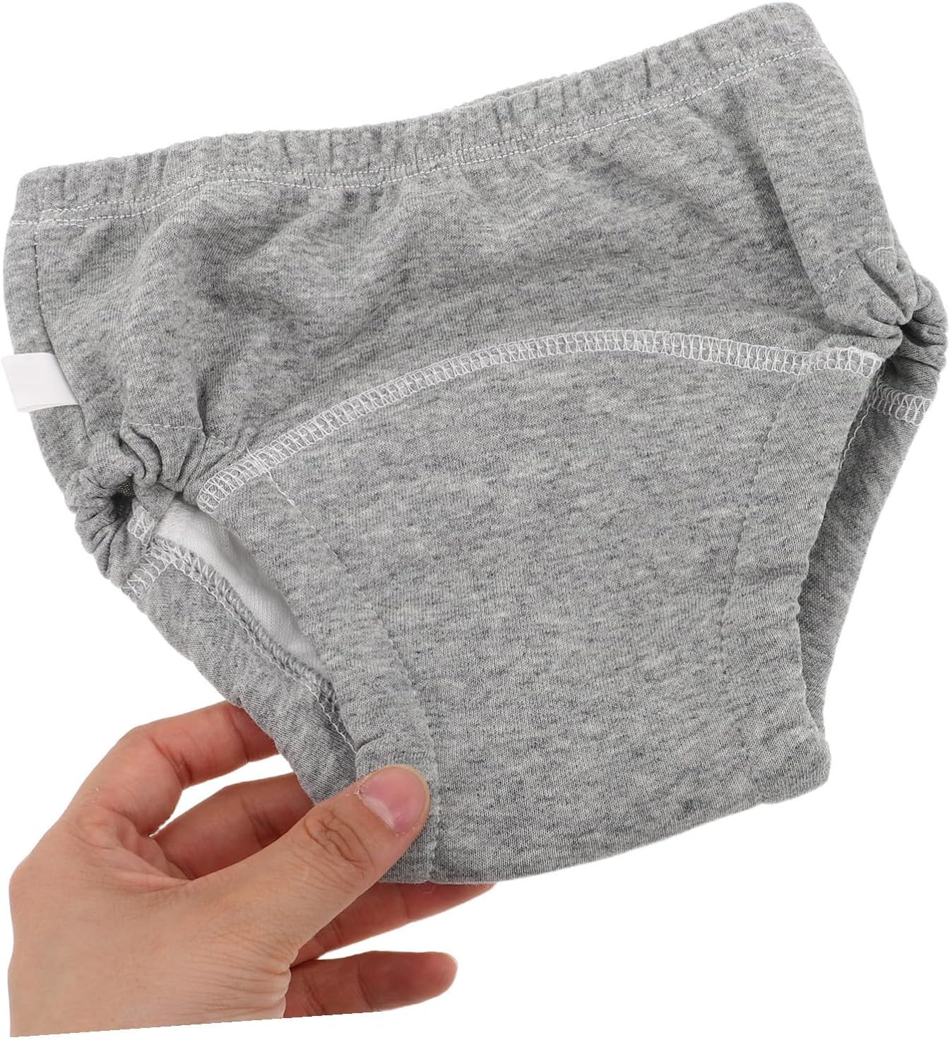 OUNONA 6Pcs Absorbent Training Pants Reusable Cotton Shorts for Newborn Boys Comfortable Breathable Potty Training Underwear for Home Travel Assorted Color