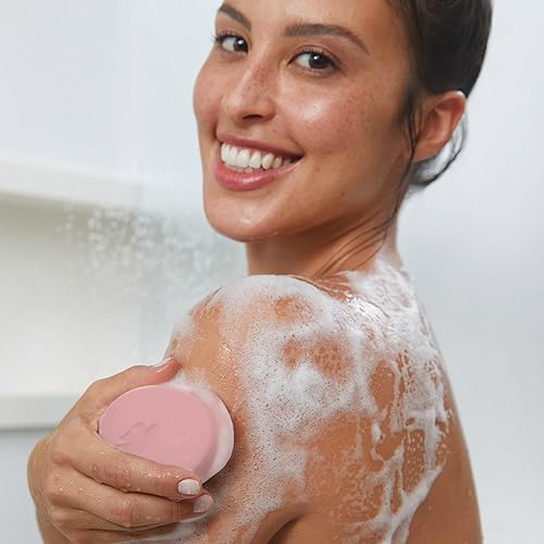 Miniatura 5 de Dove Beauty Bar Jabón Reequilibrante Blanco Melocotón y Leche de Arroz, 14 unidades para una piel nutrida e hidratada, con  crema hidratante fórmula