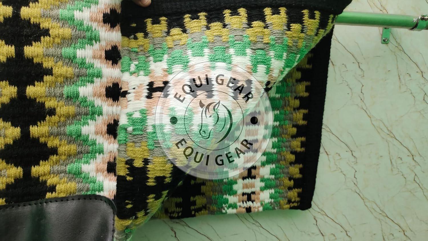 Horse Western Show Saddle Blanket/New Zealand Wool Western Saddle Blanket Top Wool Pad Sensor Flex (Customization Available) N259