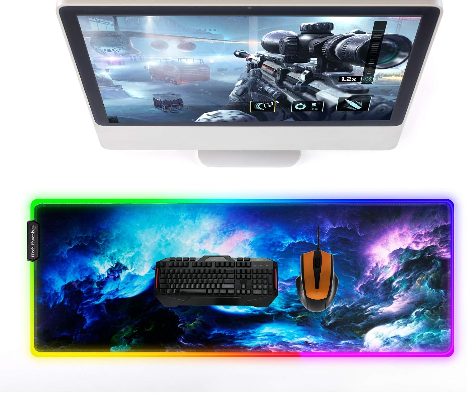 Get Special Price Space Gaming Mouse Pad|Extended RGB Gaming Mouse Mat|LED Animated Mouse Pad|- Large Mouse Pad with Waterproof Surface-Anti-Slip Base -10 Colors & 4 Modes-31.5x11.8x0.16 inches Best Cyber Monday ๐ฅ Space Gaming Mouse Pad|Extended RGB Gaming Mouse Mat|LED Animated Mouse Pad|- Large Mouse Pad with Waterproof Surface-Anti-Slip Base -10 Colors & 4 Modes-31.5x11.8x0.16 inches