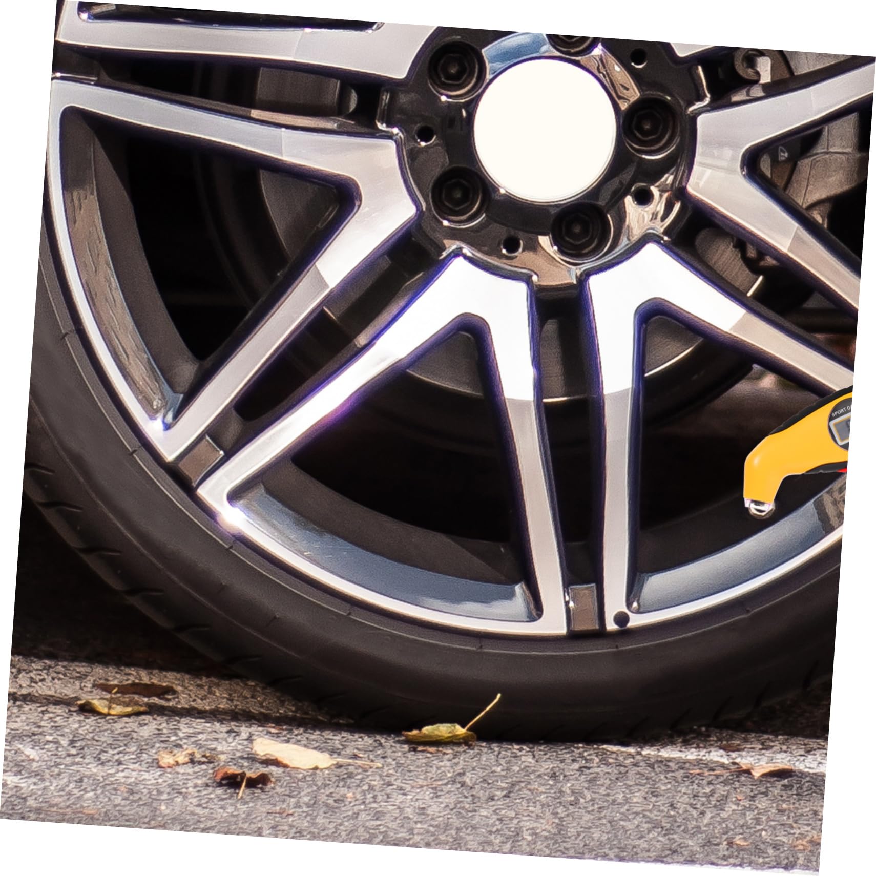 SOLUSTRE 5pièces Jauge De Pression Des Pneus Numérique Manomètre De Gonflage Testeur De Pression Des Pneus Pour Voiture Écran Lcd Outil Pratique Et