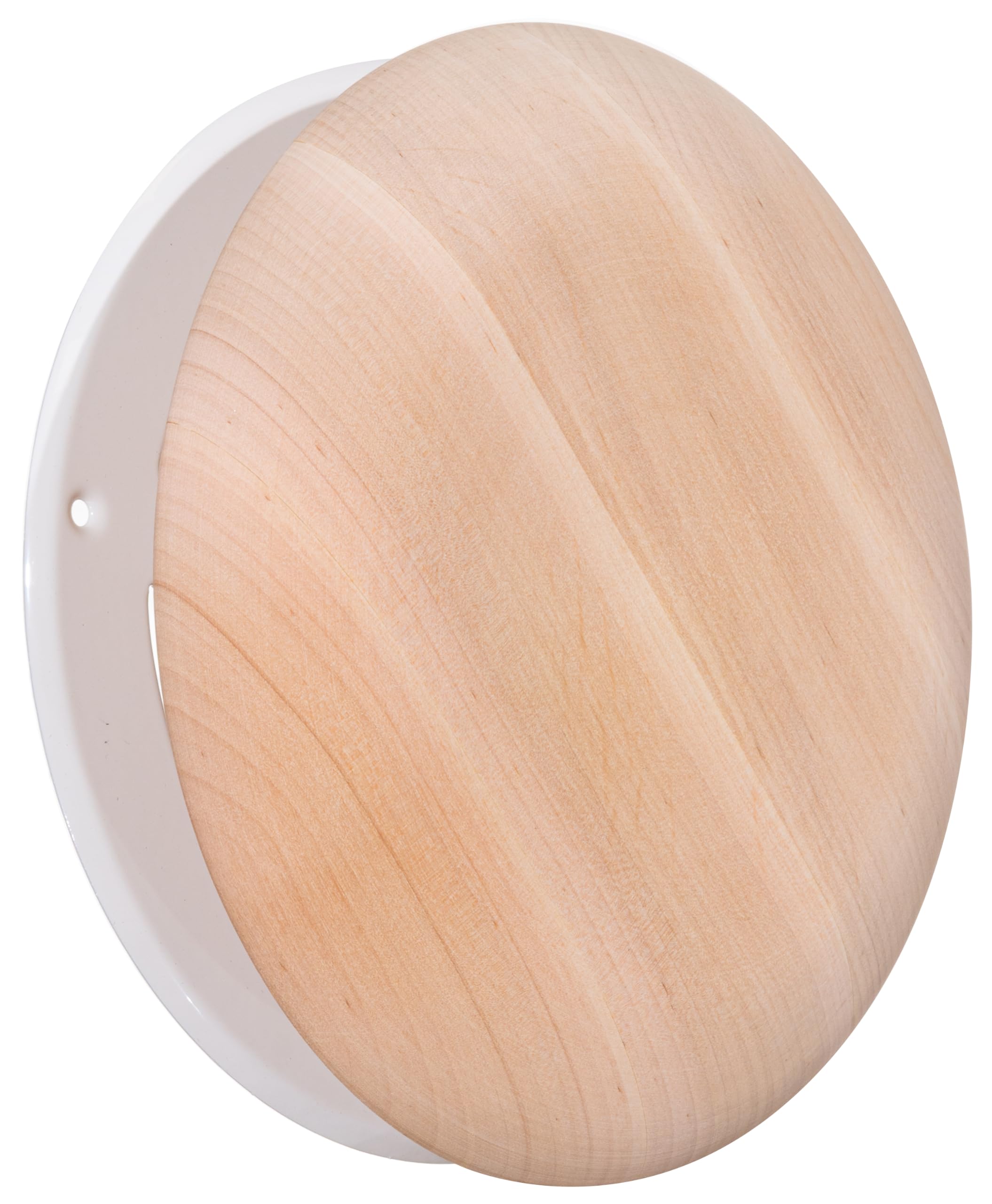 125mm Resin Free Black Alder Wood Diffuser - 5 inch Sauna Vent Cover for Wall and Ceiling - Adjustable Supply Exhaust Air Valve - Wooden Round Ventilation Covers