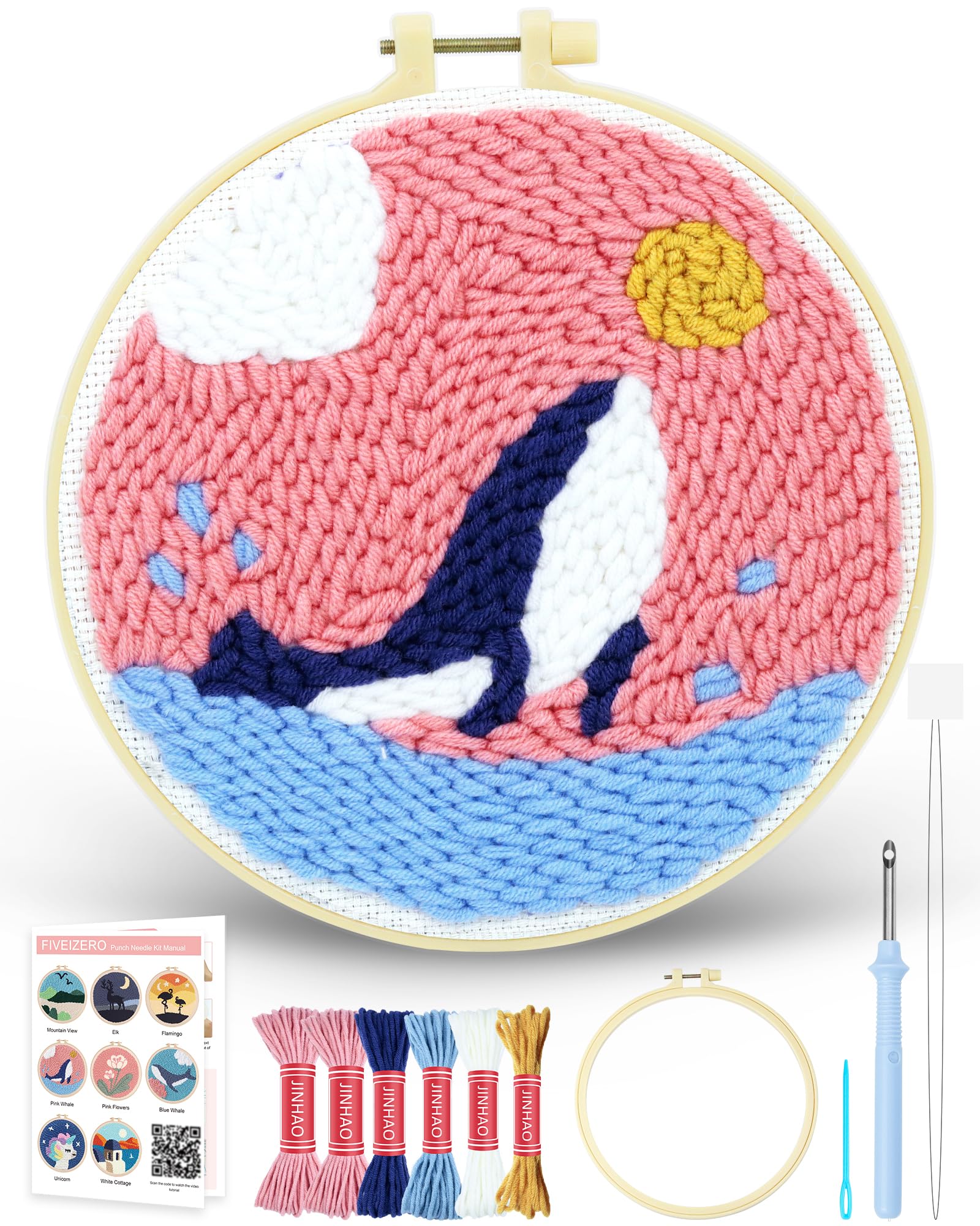 Punch Needle Kit for Beginners - Birthday Cake Patterns -14 Punch Needle Kit for Beginners - Birthday Cake Patterns -14