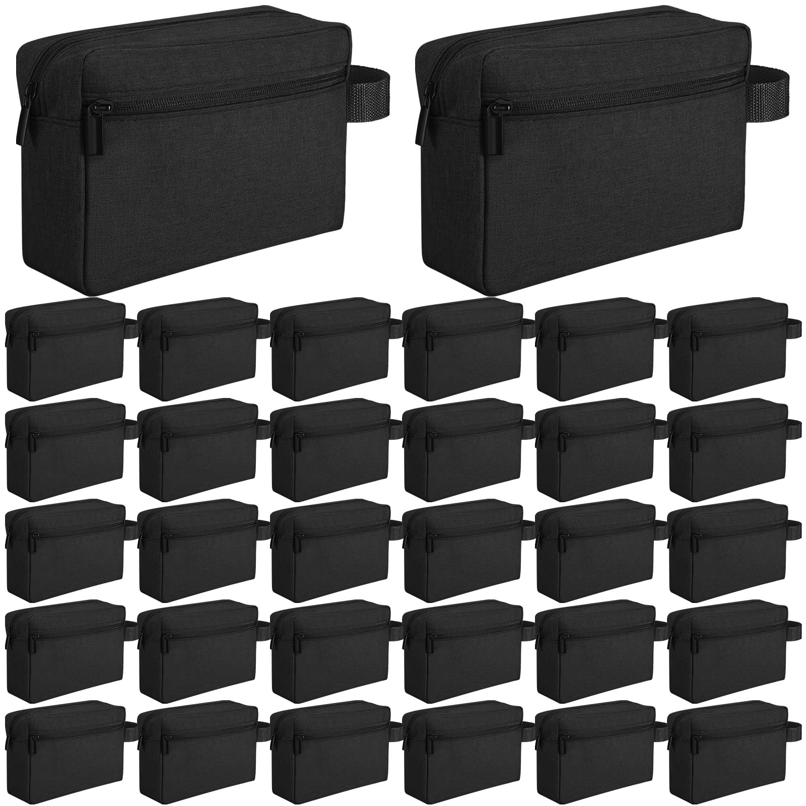 Paterr 32 Pcs Travel Toiletry Bag for Men Women Large Water Resistant Shaving Bag Hanging Cosmetic Bag Makeup