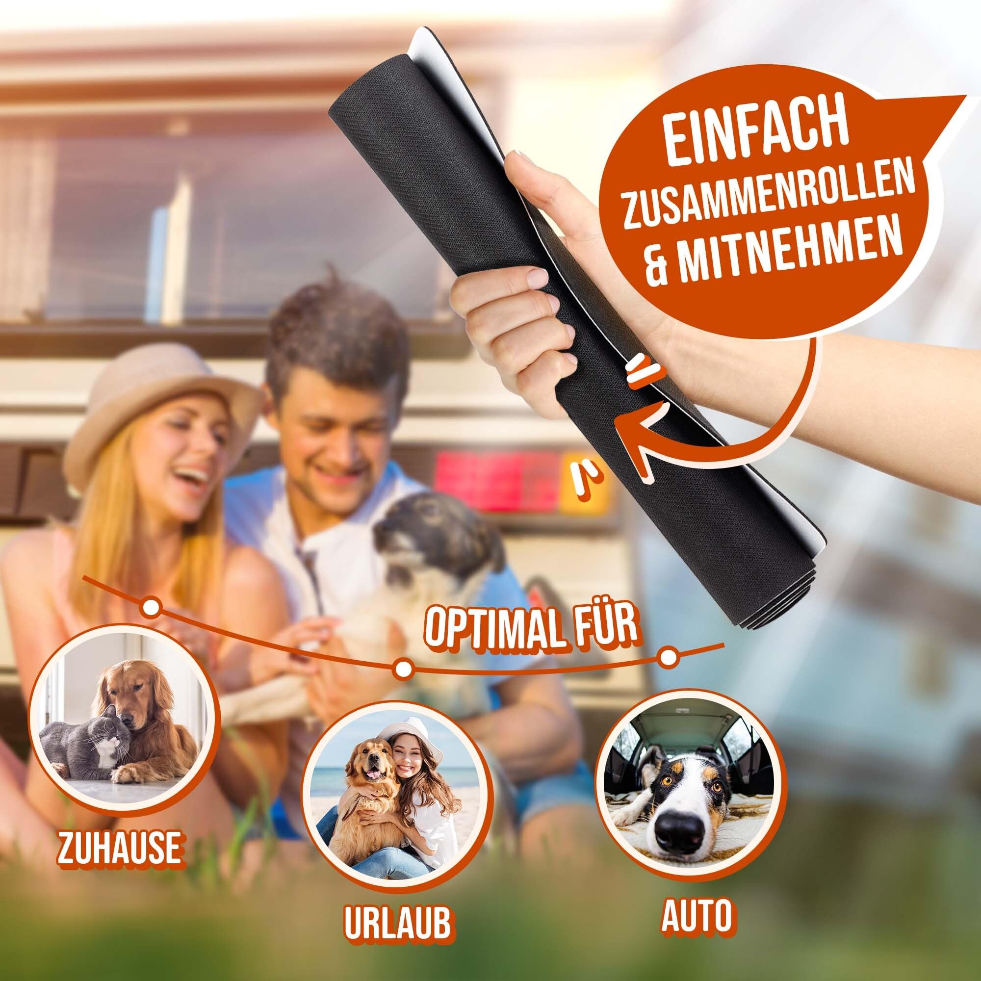 PR Print Royal Napfunterlage mit Name und Foto selbst gestalten - Schlemmerplatz - Futtermatte für Katzen - Personalisiertes Foto-Geschenk für Katzenbesitzer, Waschbar | 60 x 35 cm, rutschfest