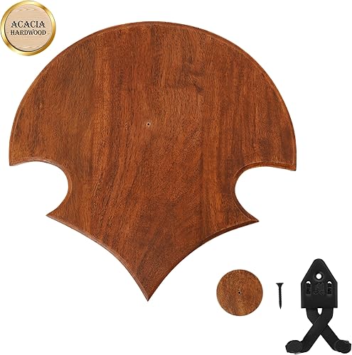 Miniatura 9 de Mythrojan Universal Wooden Sword Plaque with Sword Holder  Wall Mount Sword Wall Plaque Wood Display Plaque with Hardware