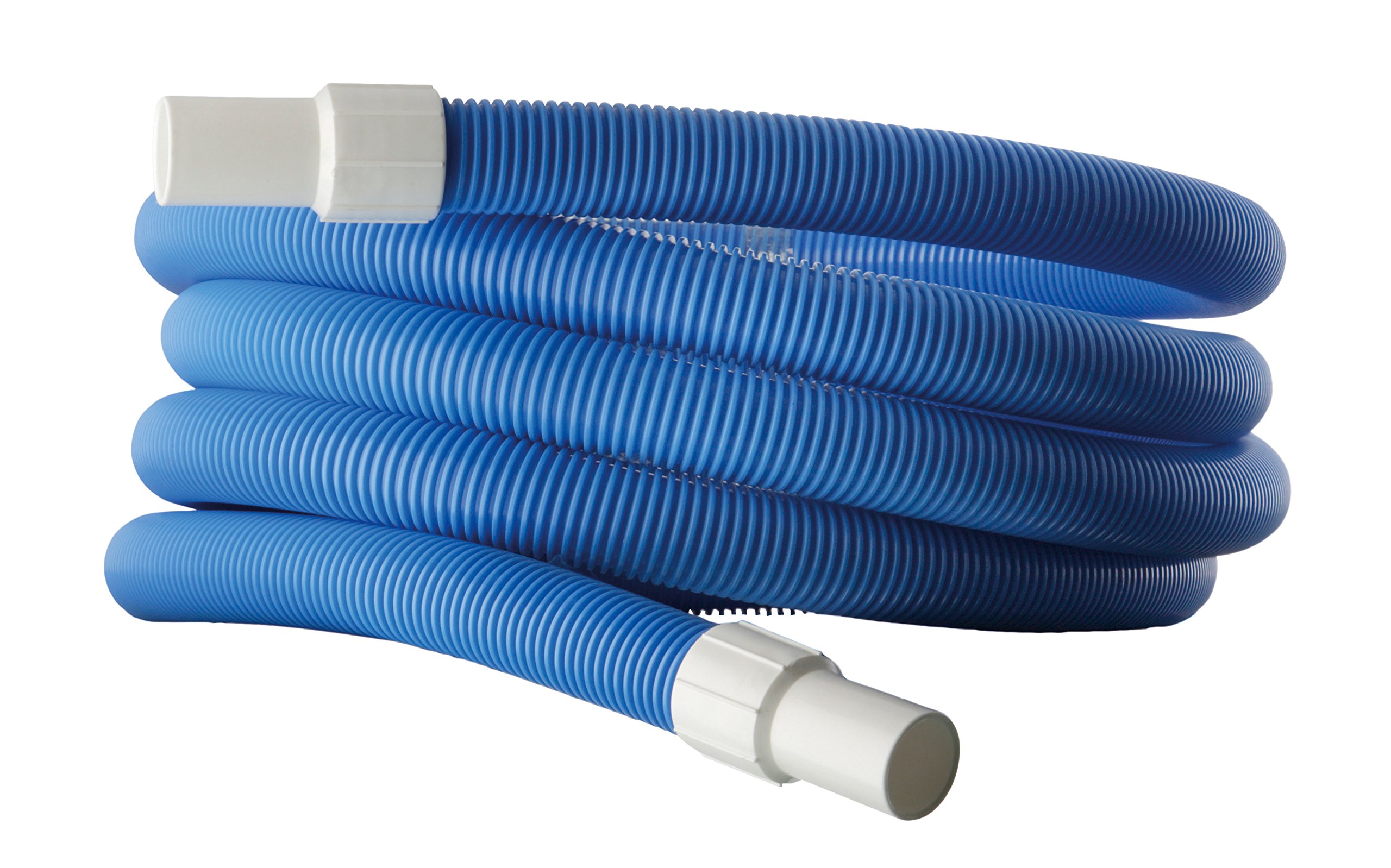 Gre AR210Z - Manguera Flotante para Limpiafondos de Piscina, Material Plástico Resistente, Ø38 mm, 6 m de Longitud, Color Azul con Terminales Blancos, Flexible y Resistente a la Abrasión