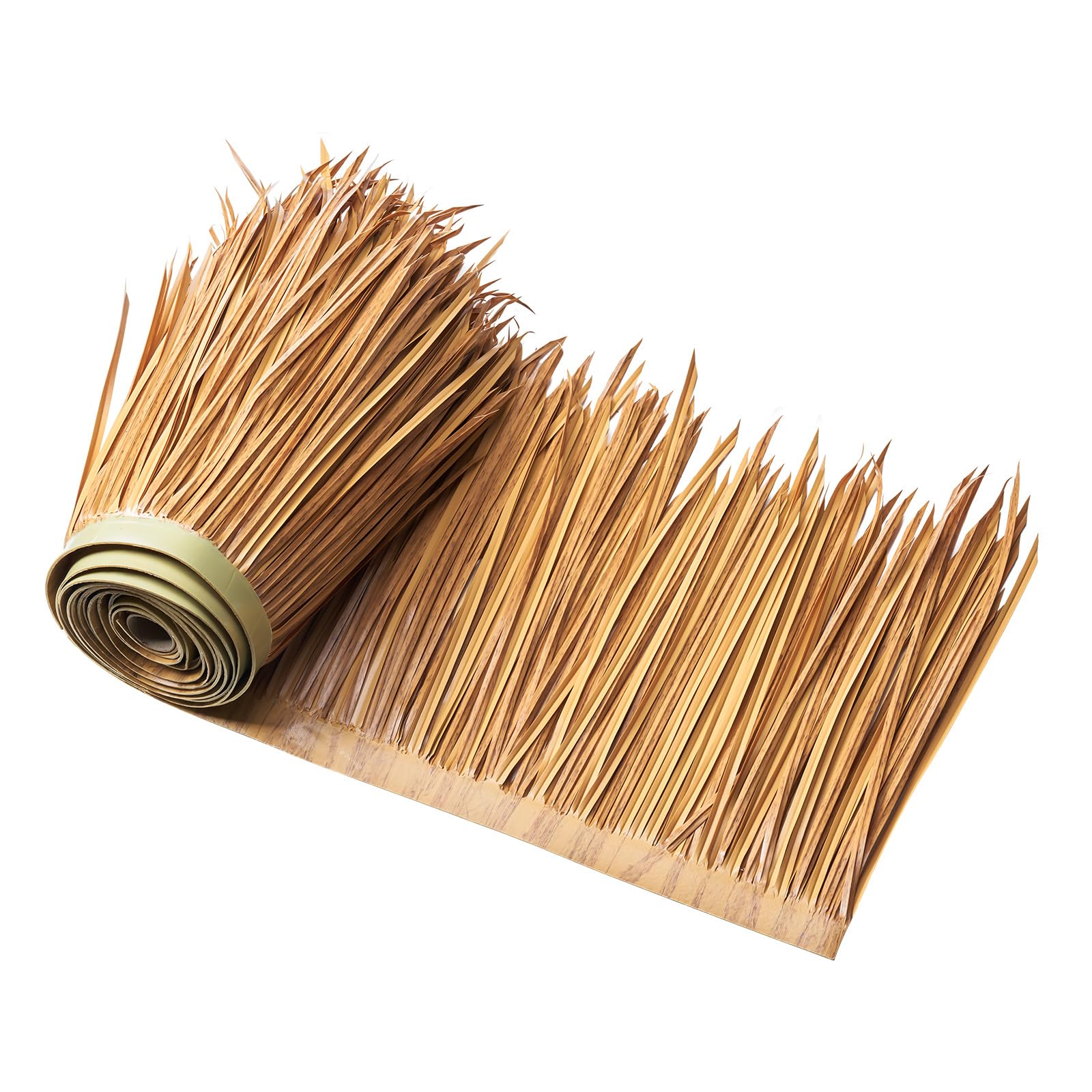 VEVOR Künstliches Strohdach, 500x40 cm, mexikanischer Stil, Strohdachrolle aus PE, Palmdach, Reetdach, Ideal für Terrassen-, Pool-, Strand-, Pavillon- und Hawaii-Party-Dekoration