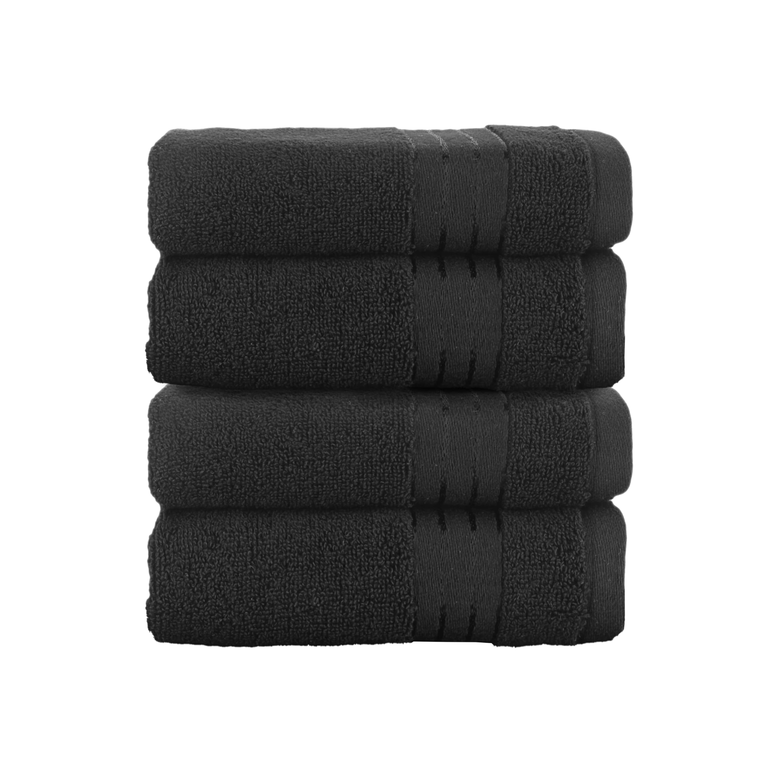 Elegant Comfort Juego de 4 Toallas de Mano de algodón Turco, 16 x 28 Pulgadas, Calidad de SPA de Lujo, 100% algodón Turco, Juego de 4 Toallas de Mano, Altamente absorbentes, Toallas de