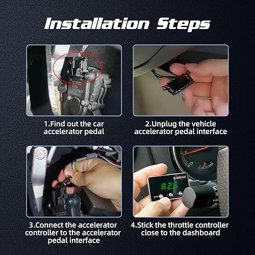 Miniatura 6 de Controlador de respuesta del acelerador, 9 modos de conducción, acelerador de carreras de pedal electrónico inteligente para Chevrolet Silverado