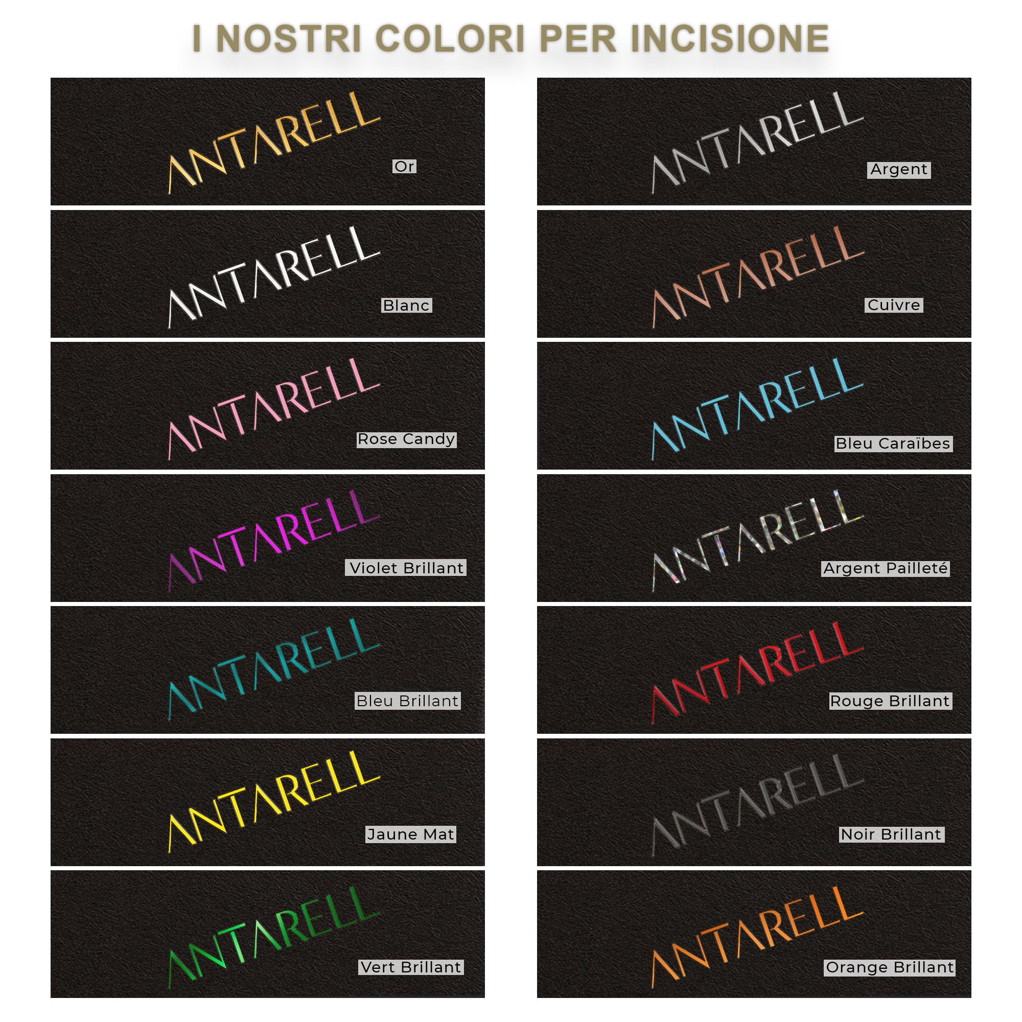 Set di 25 sacchetti di carta personalizzati - carta lusso da 250 g/m² con manici in corda intrecciata – bianco, nero, cammello –4 misure– Personalizzabili con logo –Jolis Papiers– Made in France