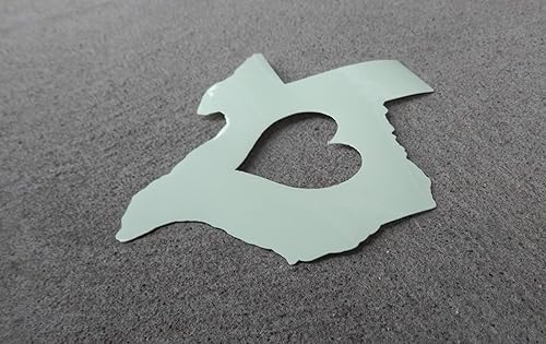 Miniatura 4 de I LOVE TEXAS HEART ~ Glow In The Dark Vinyl Waterproof Decal Sticker ~ SELECT A SIZE! ~ for Car Truck SUV Vehicle Dorm Bedroom Laptop Case Cover