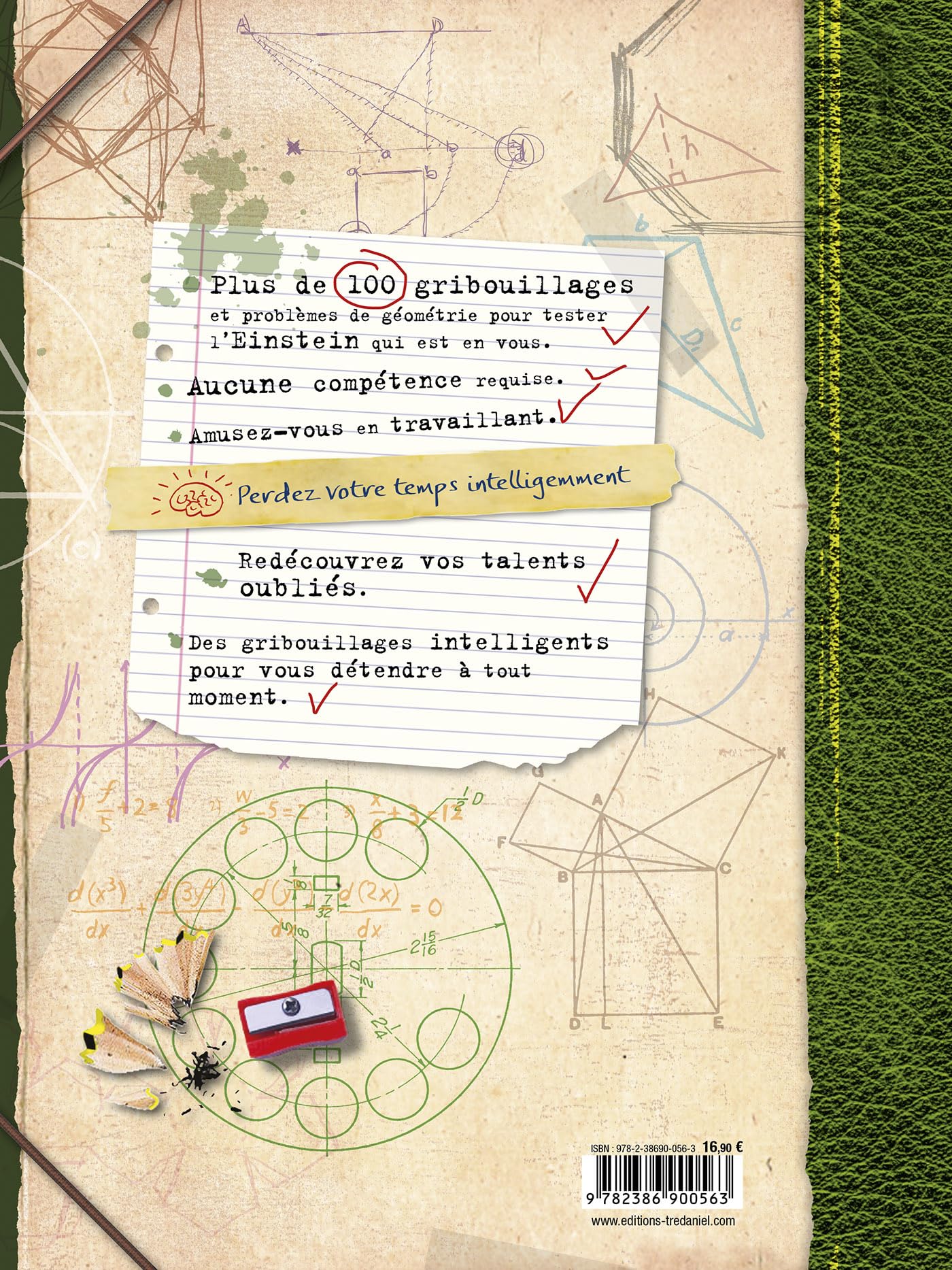 Cahier de gribouillages géométrie - Plus de 100 exercices pour ce relaxer...