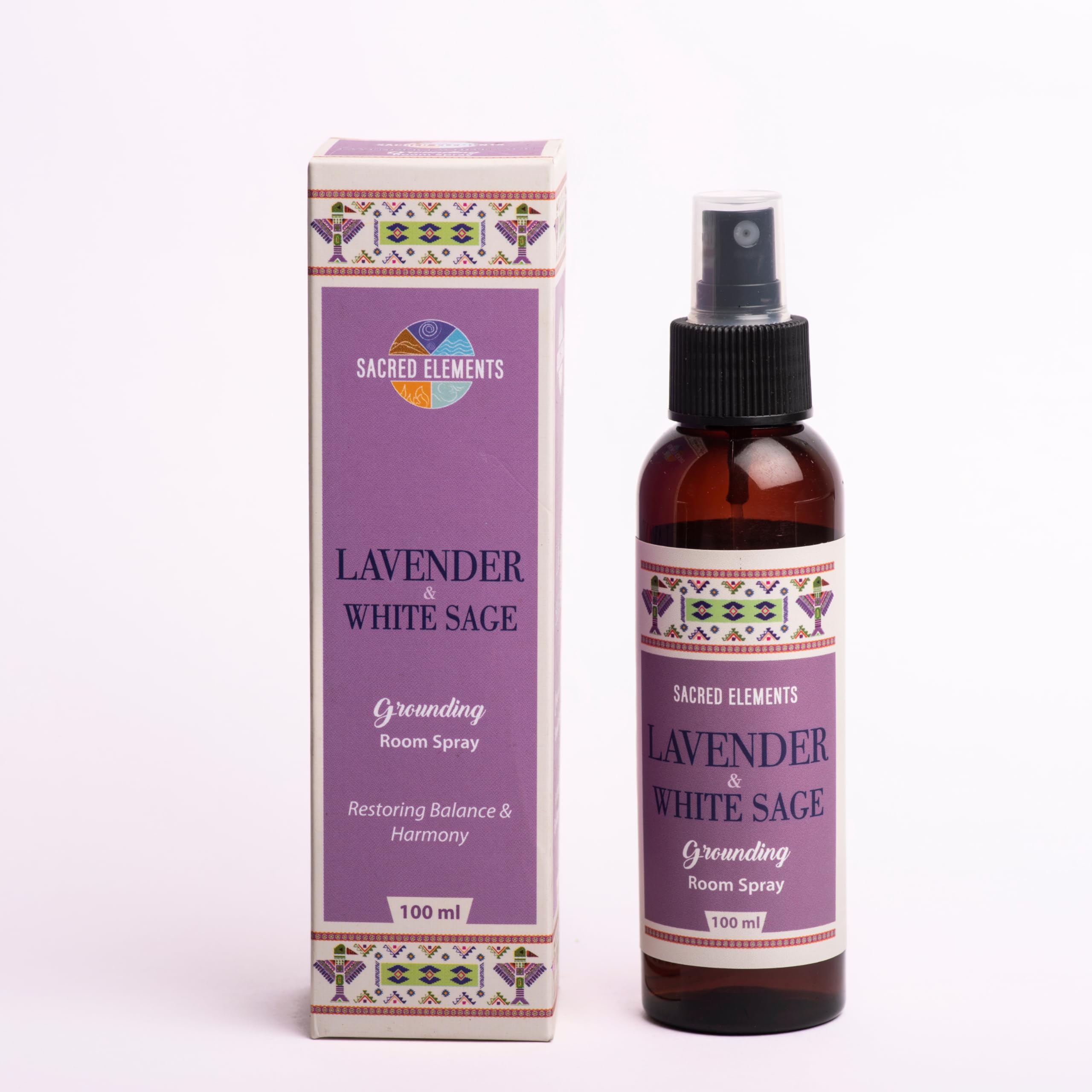 Sacred Element's Lavendra And White Room Spray | Natural Purifying Mist for Energy Clearing, Negativity Release, Spiritual Balance & Aromatherapy |