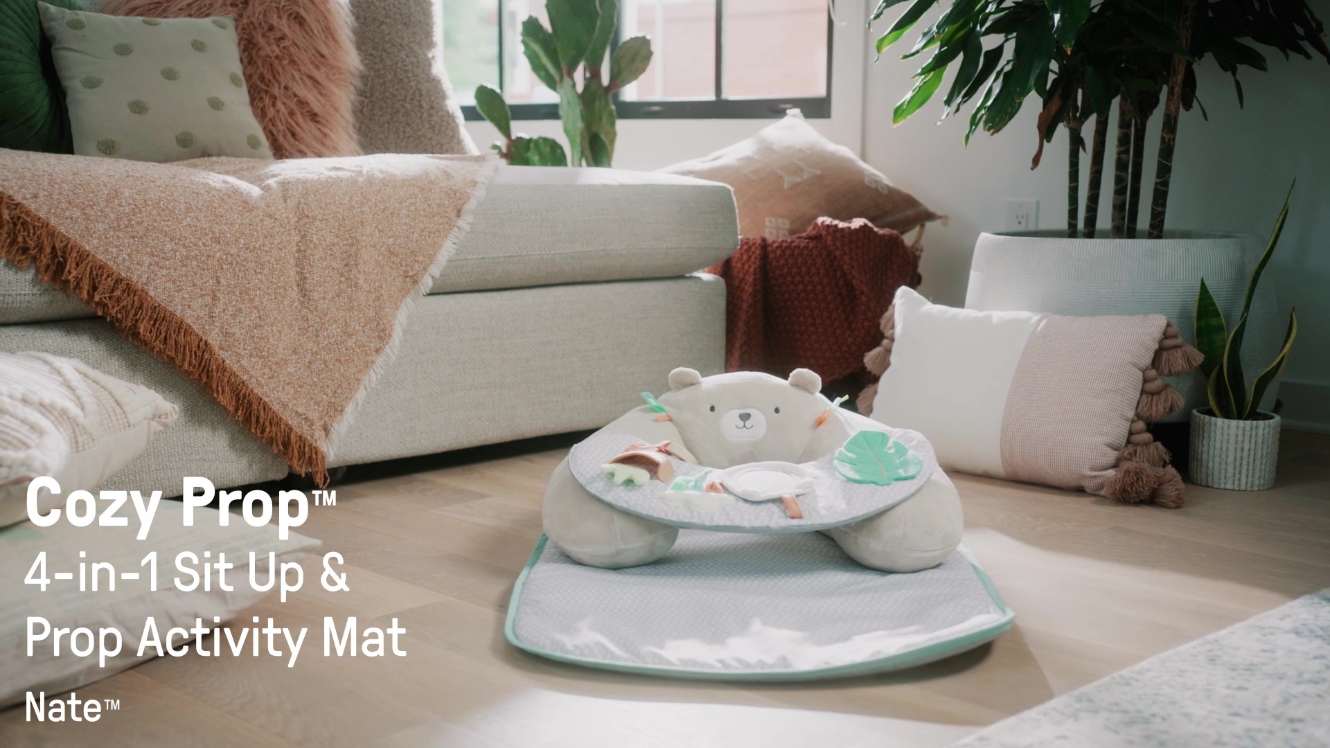 Seggiolino Educativo Gonfiabile Nuby Little Penguin - Con Giocattoli, Per Bambini 6+ Mesi - Foto 2