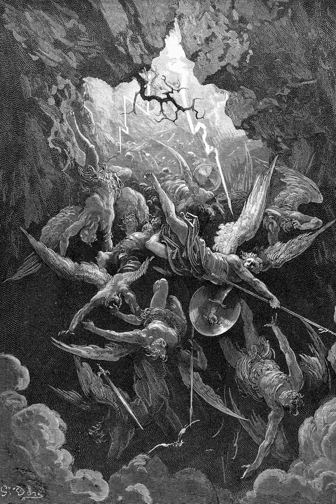 Amazon.com: Laminated The Mouth of Hell Engraving by Gustave Dore