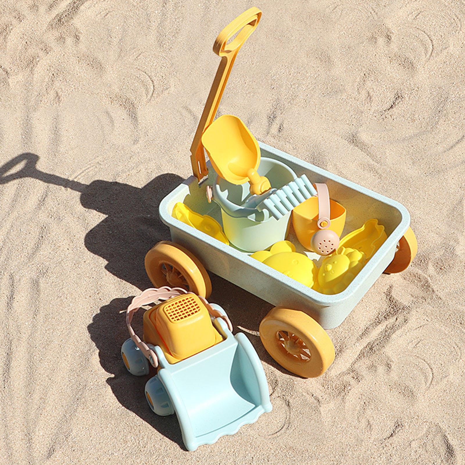 Juguete de Playa para niños, fácil de Arrastrar, con Divertidas Herramientas para Disfrutar de emocionantes días en la Arena, fomentando el