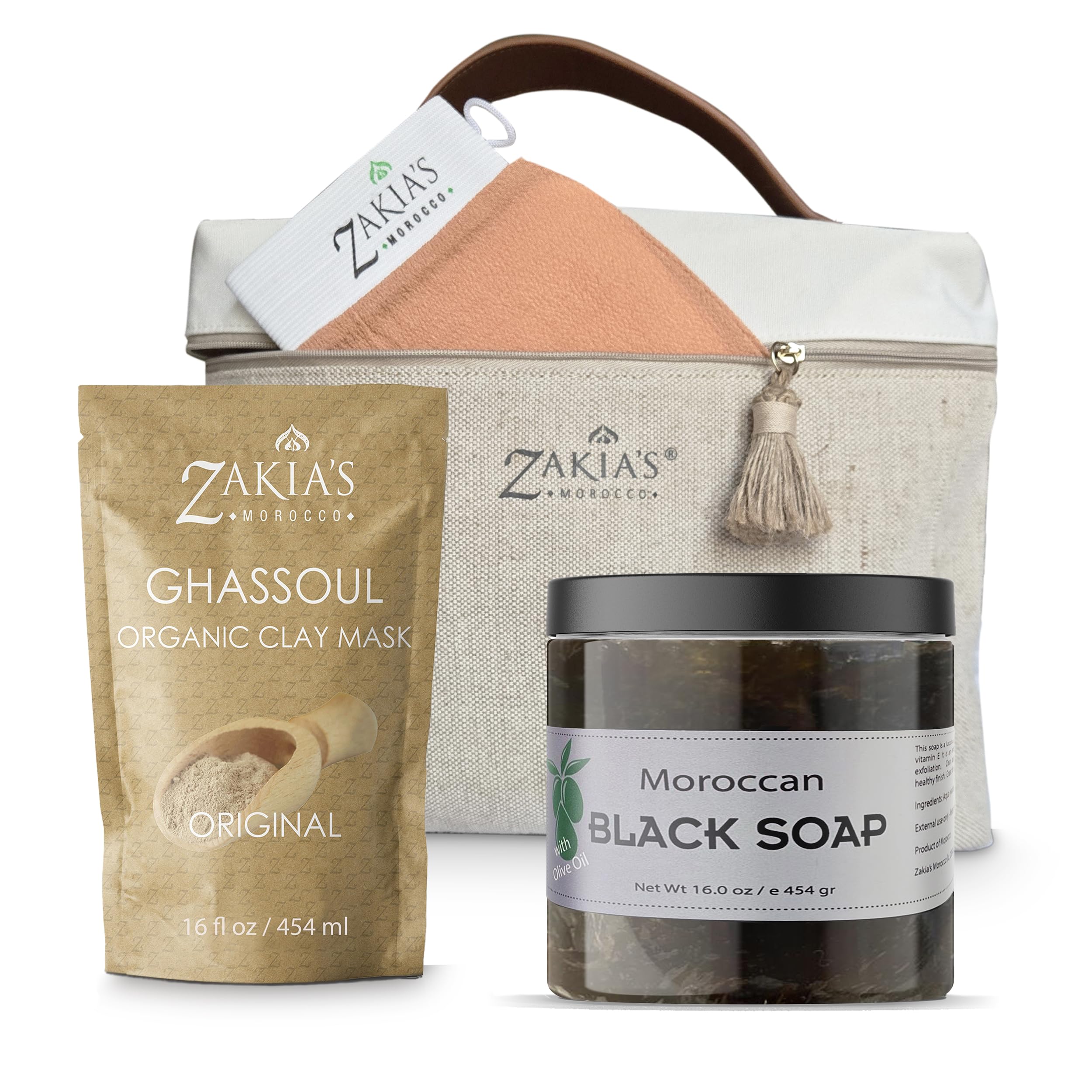 Amazon.com : Zakia's Ultimate Moroccan Bath & Shower Set - 100