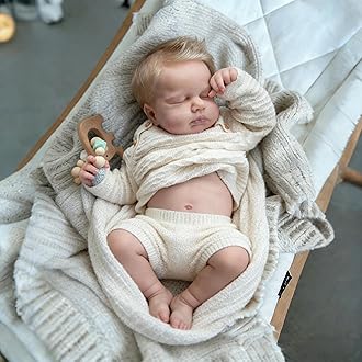 Anano Reborn Silicone Baby Dolls Full Body Boy 20 Inch Lifelike Baby Doll Soft Silicone Real Life Size Babies Realistic Newborn Babies Reborn Toddler Dolls