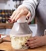 Promotional Manual Vegetable Chopper, Push Rondo, Kitchenware (Cream)