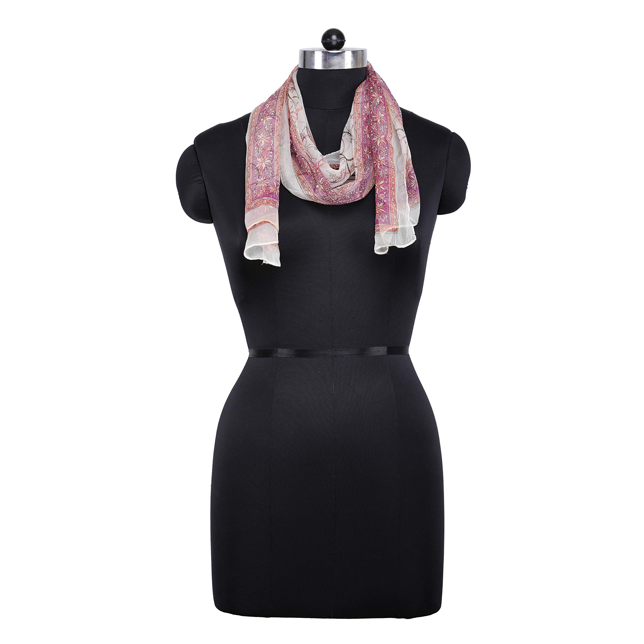 Cashmere CraftSilk Chiffon Stole Soft Scarf Men/Women Summer Winter Shawl Neck Wrap Headscarf Stole (Size:35 * 160 cms)