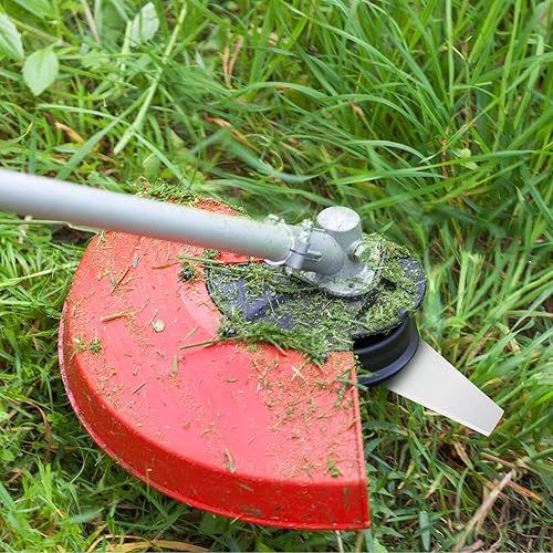 Miniatura 6 de Housoutil Cortacésped manual de repuesto para cortacésped, 8 piezas de hoja de cortacésped de un solo mantillo con 1 agujero robótico cortacésped