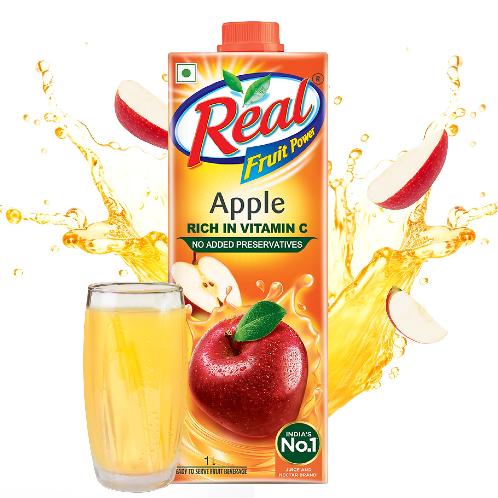 Real Fruit Power Apple - 1L