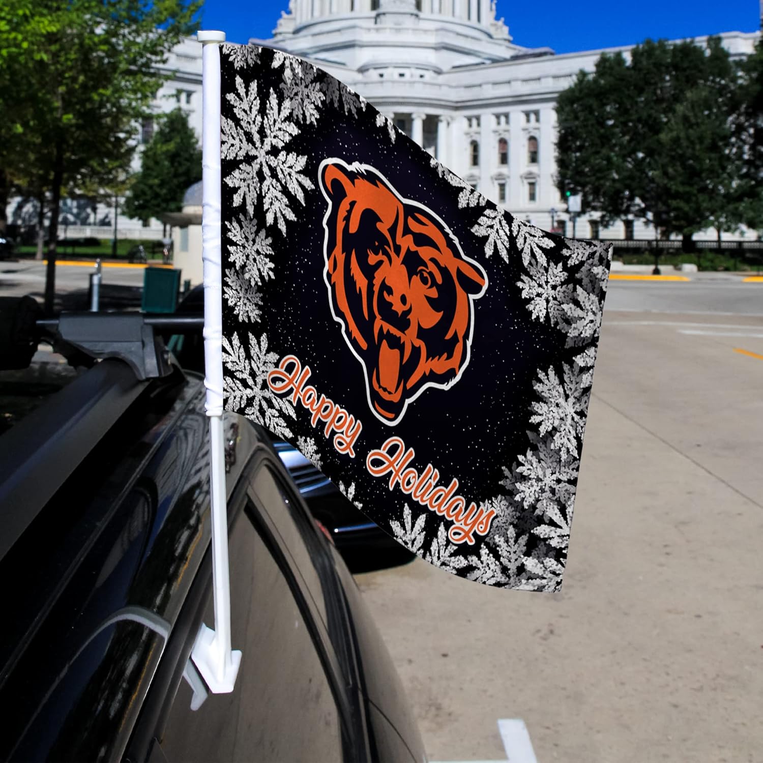 Rico Industries NFL Car Flag Double Sided Car Accessory