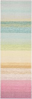Dash and Albert Watercolor Horizon Cotton Area Rug - Runner - 2.5' x 12'...